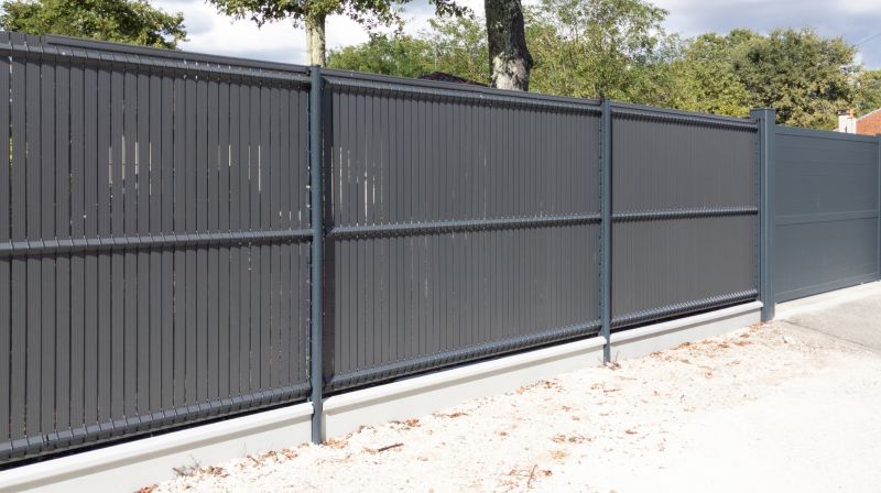 Contemporary Metal Fence